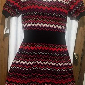 Ana sweater Dress Brown and Orange size L